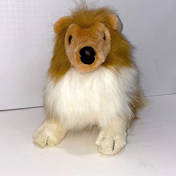 Vintage Plush Sheltie Sheepdog Plush Stuffed Dog Toy - Picture 2 of 11